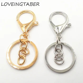 ( Choose Color First ) 50pcs/lot Key Ring Key Chain Rhodium Gold 30mm Round Bag Keychain Keyrings
( Choose Color First ) 50pcs/lot Key Ring Key Chain Rhodium Gold 30mm Round Bag Keychain Keyrings