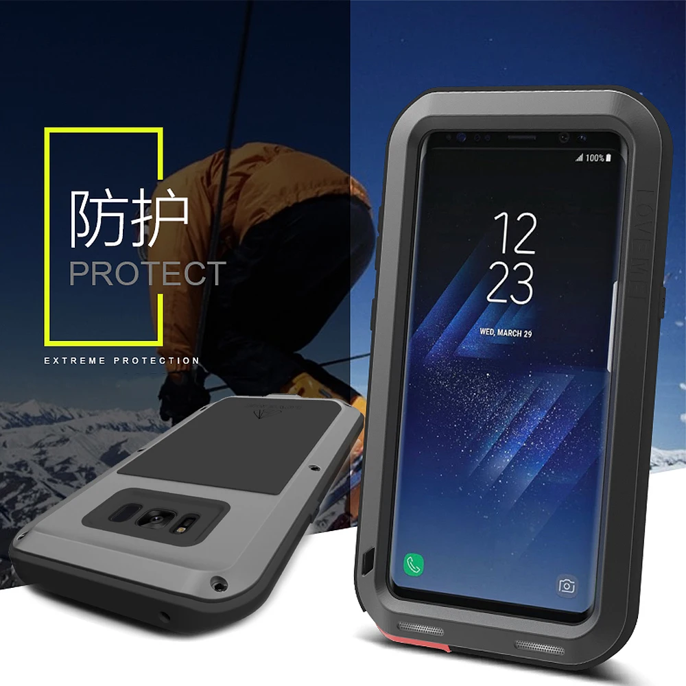 Armored Hybrid Cover Case Waterproof Case Fundas Housing Water/Dirt/Shock/Rain Proof For Samsung Galaxy S8 S8 Plus Case
Armored Hybrid Cover Case Waterproof Case Fundas Housing Water/Dirt/Shock/Rain Proof For Samsung Galaxy S8 S8 Plus Case