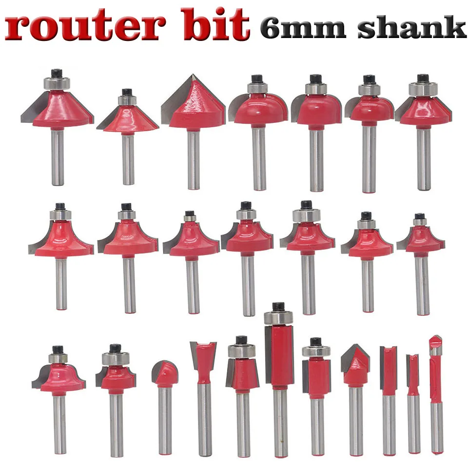 1pcs 6mm Shank wood router bit Straight end mill trimmer cleaning flush trim corner round cove box bits tools Milling Cutter
1pcs 6mm Shank wood router bit Straight end mill trimmer cleaning flush trim corner round cove box bits tools Milling Cutter
