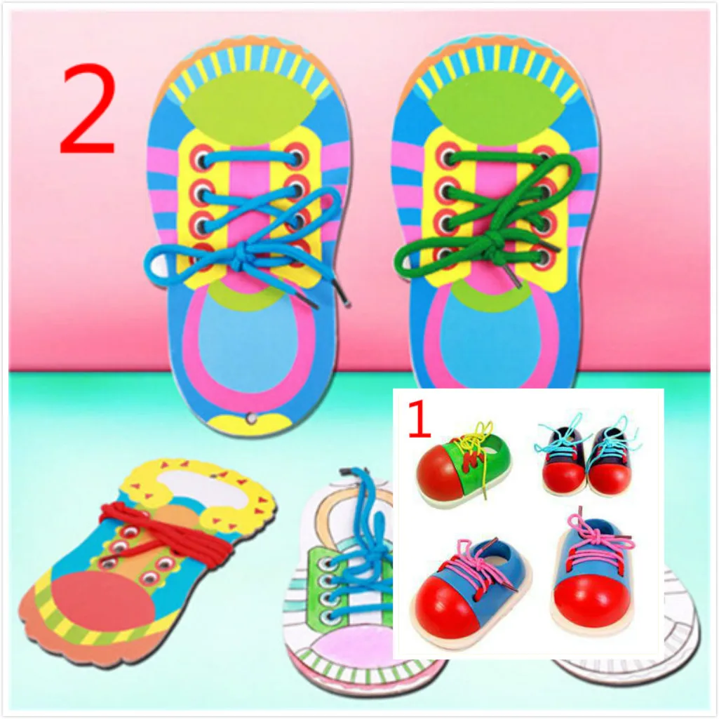 1pc Kids Montessori Educational Toys Children Wooden Toys Toddler Lacing Shoes Early Education Montessori Teaching Aids Puzzle
1pc Kids Montessori Educational Toys Children Wooden Toys Toddler Lacing Shoes Early Education Montessori Teaching Aids Puzzle
