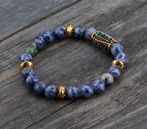 Boho Brazilian Sodalite Nepal Charm Stretch Bracelets Handmade Elastic Bead Yoga Bracelet Yoga Jewelry Dropshipping
Boho Brazilian Sodalite Nepal Charm Stretch Bracelets Handmade Elastic Bead Yoga Bracelet Yoga Jewelry Dropshipping