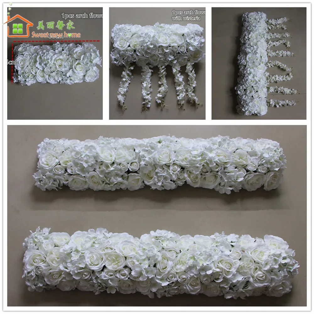 sweet new home Artificial Flower arch Austin rose Wisteria flower row wedding wedding road lead flowers 10pcs/lot
sweet new home Artificial Flower arch Austin rose Wisteria flower row wedding wedding road lead flowers 10pcs/lot