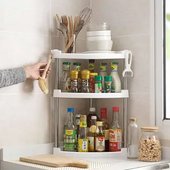 OTHERHOUSE Spice Rack Kitchen Corner Storage Rack 2/3 Layer Spice Organizer Condiment Seasoning Shelf Rack Kitchen Accessories
OTHERHOUSE Spice Rack Kitchen Corner Storage Rack 2/3 Layer Spice Organizer Condiment Seasoning Shelf Rack Kitchen Accessories