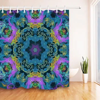 LB Vintage Colorful Baroque Waterproof Shower Curtain Multi-color Floral Damask Bathroom Polyester Fabric For Art Bathtub Decor
LB Vintage Colorful Baroque Waterproof Shower Curtain Multi-color Floral Damask Bathroom Polyester Fabric For Art Bathtub Decor