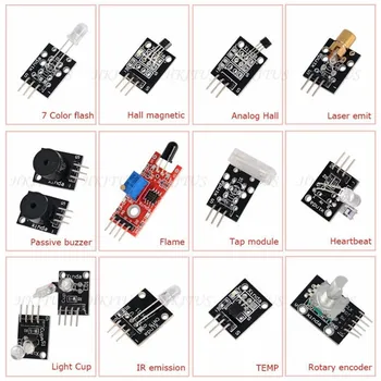 Wholesale High Quality 37 modules 37 in 1 sensor suite UNO sensor kit starter kit for arduino Kit DIY
Wholesale High Quality 37 modules 37 in 1 sensor suite UNO sensor kit starter kit for arduino Kit DIY