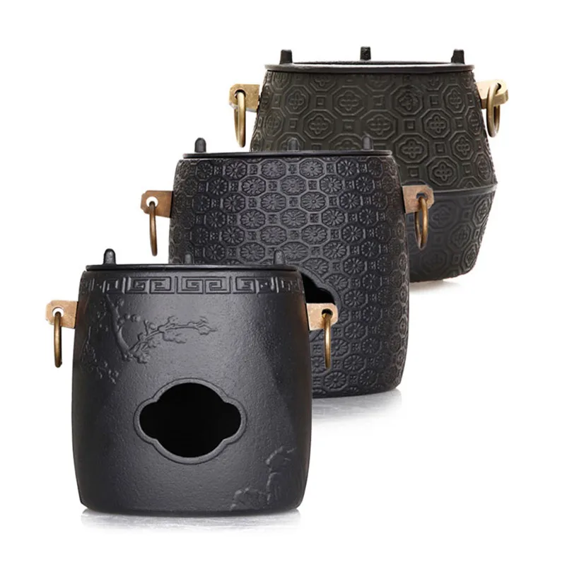 XMT-HOME Iron teapot stove cast iron tea pot warmer carbon burner furnace retro charcoal heating stove 1pc
XMT-HOME Iron teapot stove cast iron tea pot warmer carbon burner furnace retro charcoal heating stove 1pc