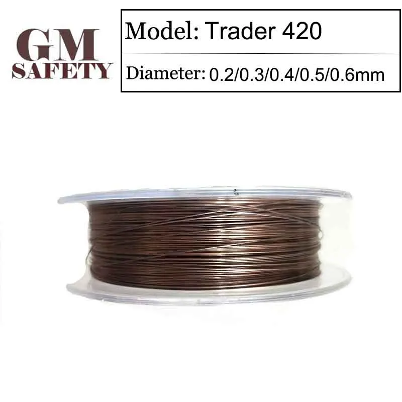 GM Welding WireTrader 420 of 0.2/0.3/0.4/0.5/0.6mm 100 meters/Roll Laser Welding Wire for Welders
GM Welding WireTrader 420 of 0.2/0.3/0.4/0.5/0.6mm 100 meters/Roll Laser Welding Wire for Welders