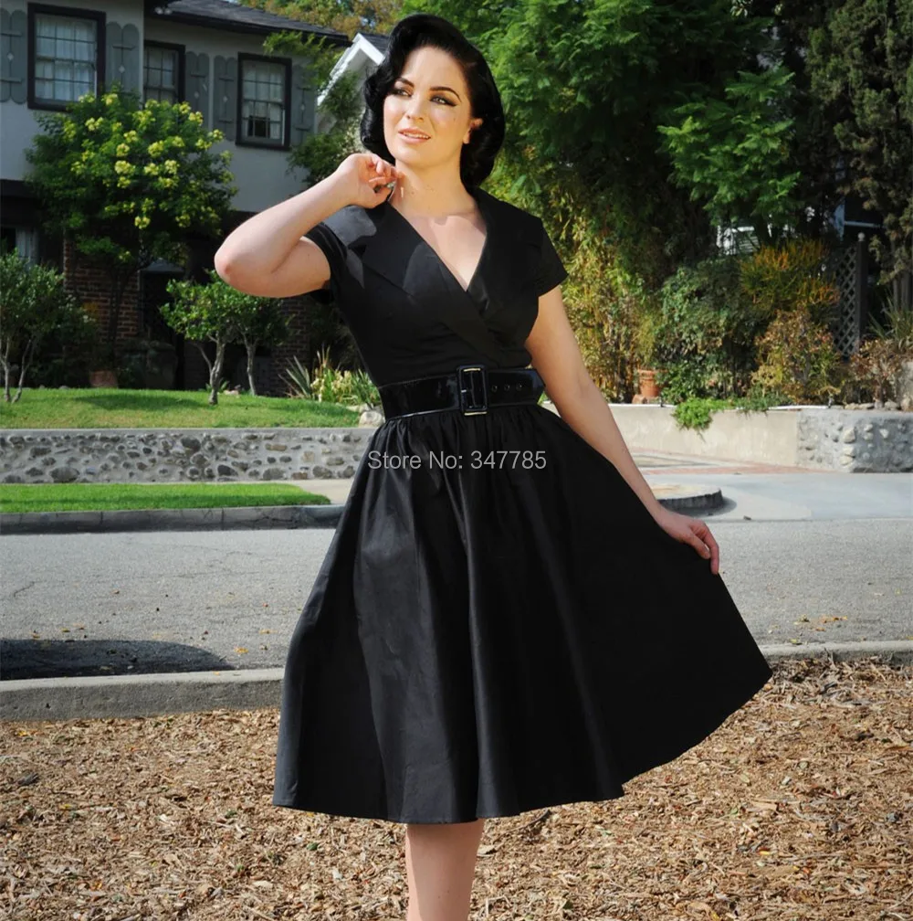 autumn new women vintage 50s retro pinup black short sleeve a-line midi swing puff dress plus size cotton office vestidos
autumn new women vintage 50s retro pinup black short sleeve a-line midi swing puff dress plus size cotton office vestidos