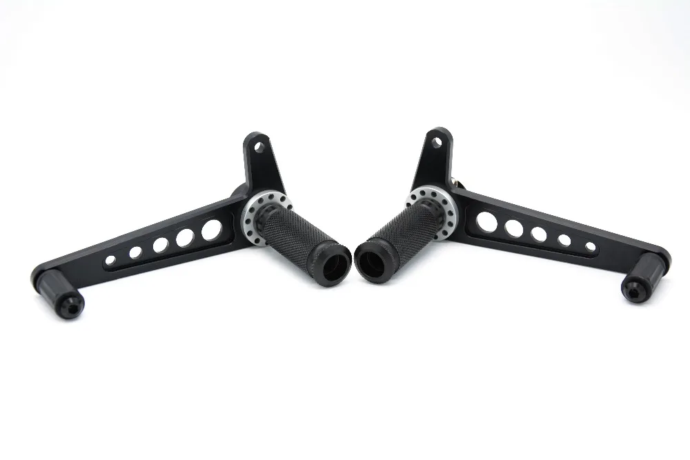 New Universal CNC Aluminum Foot Pegs Rearsets Footrest Footpeg For Cafe Racer Custom Bobber CB KZ GT GB RD XS SR
New Universal CNC Aluminum Foot Pegs Rearsets Footrest Footpeg For Cafe Racer Custom Bobber CB KZ GT GB RD XS SR