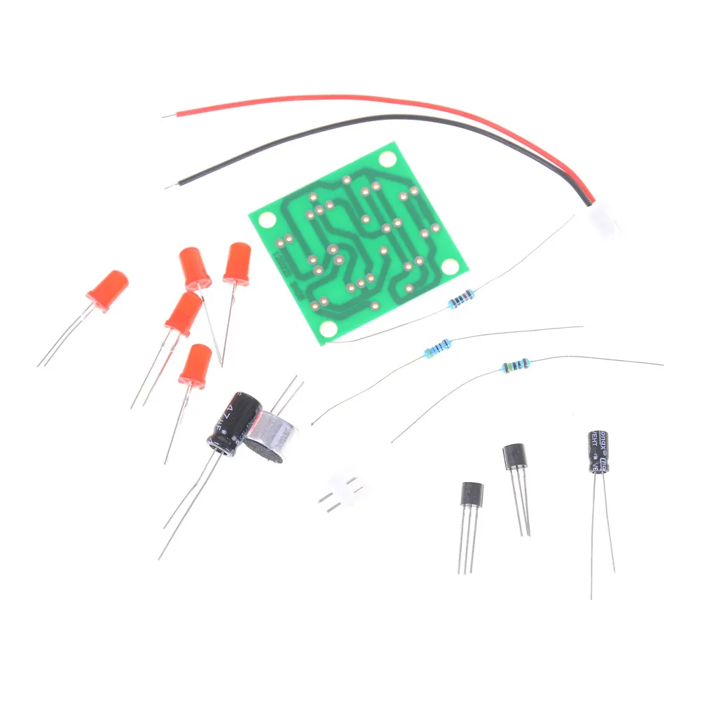 Electronic Funny Kits Voice Control LED Melody Light DIY Kits Production Suite Small Electronic Learning Electronic Kits
Electronic Funny Kits Voice Control LED Melody Light DIY Kits Production Suite Small Electronic Learning Electronic Kits