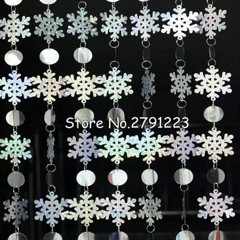 30strips sequi Christmas decoration curtain, big snowflakes laser sequins, PVC glitter sequins curtain Christmas tree ornaments
30strips sequi Christmas decoration curtain, big snowflakes laser sequins, PVC glitter sequins curtain Christmas tree ornaments