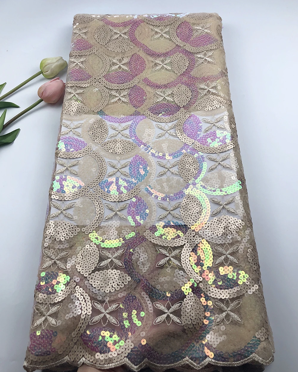Latest sequence African french net wedding lace fabrics 2019 high quality glitter embroidered tulle mesh organza sequins lace
Latest sequence African french net wedding lace fabrics 2019 high quality glitter embroidered tulle mesh organza sequins lace