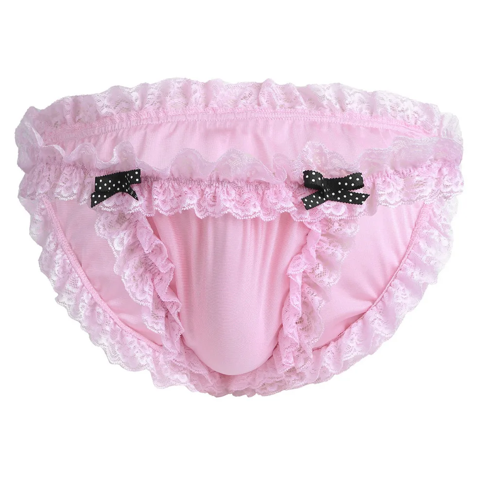 2022 Wholesale Iiniim Panties For Mens Lingerie Sissy Maid Floral Lace Soft Bikini Briefs 