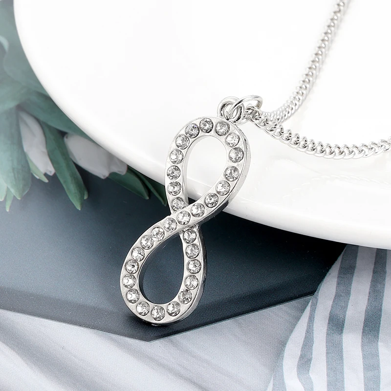 Simple Necklace For Women Golden color Necklace Infinity Figure 8 Silver color female Pendant Pendant Necklace for Jewelry Gift
Simple Necklace For Women Golden color Necklace Infinity Figure 8 Silver color female Pendant Pendant Necklace for Jewelry Gift