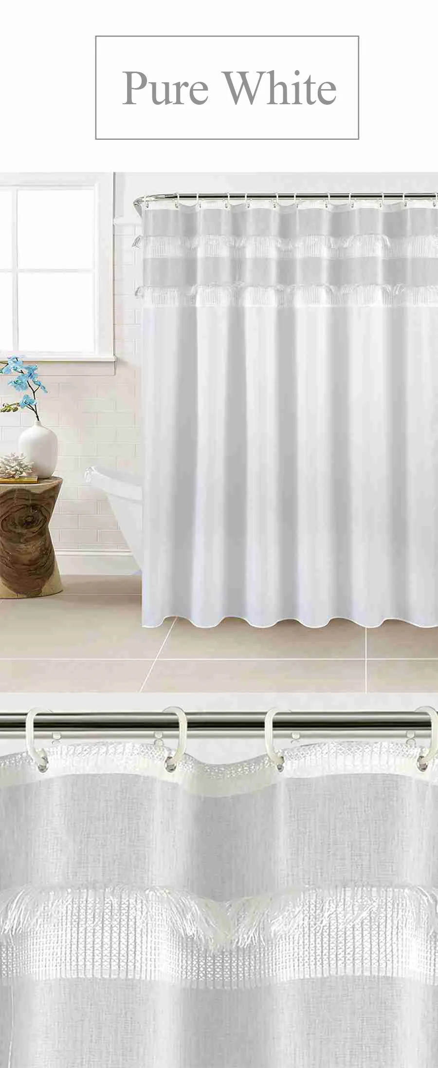 shower curtain cortinas bathroom curtain 1