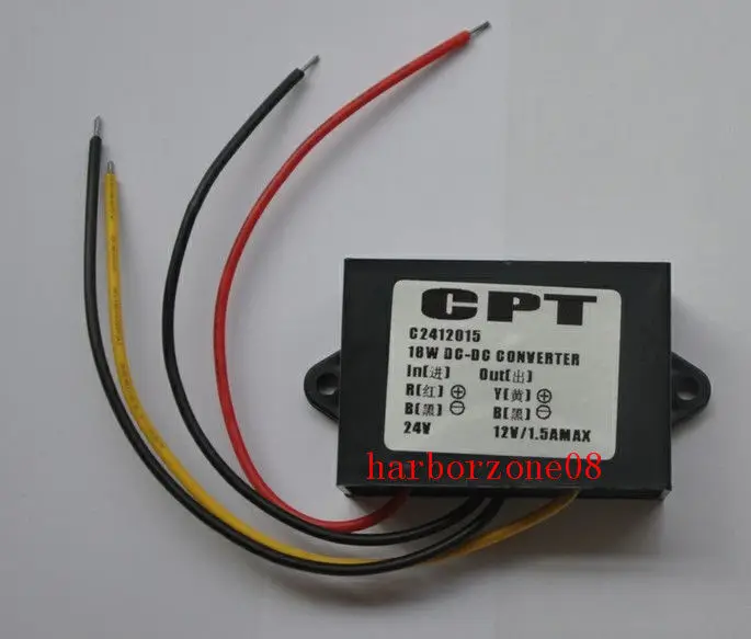 Converter DC 24V 15-35V to 12V 1.5A DC-DC buck Voltage Power supply Module StepDown
Converter DC 24V 15-35V to 12V 1.5A DC-DC buck Voltage Power supply Module StepDown