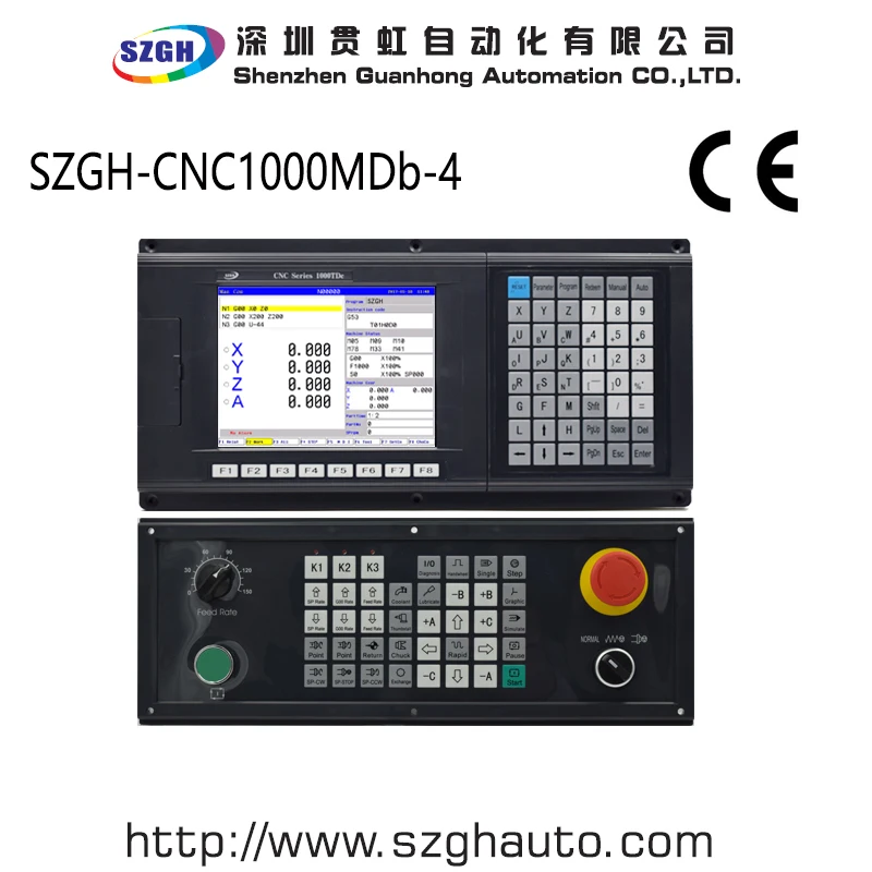 High-performance 4 Axis CNC Milling Machine Controller with PLC, Macro and ATC function for AC servo motor
High-performance 4 Axis CNC Milling Machine Controller with PLC, Macro and ATC function for AC servo motor