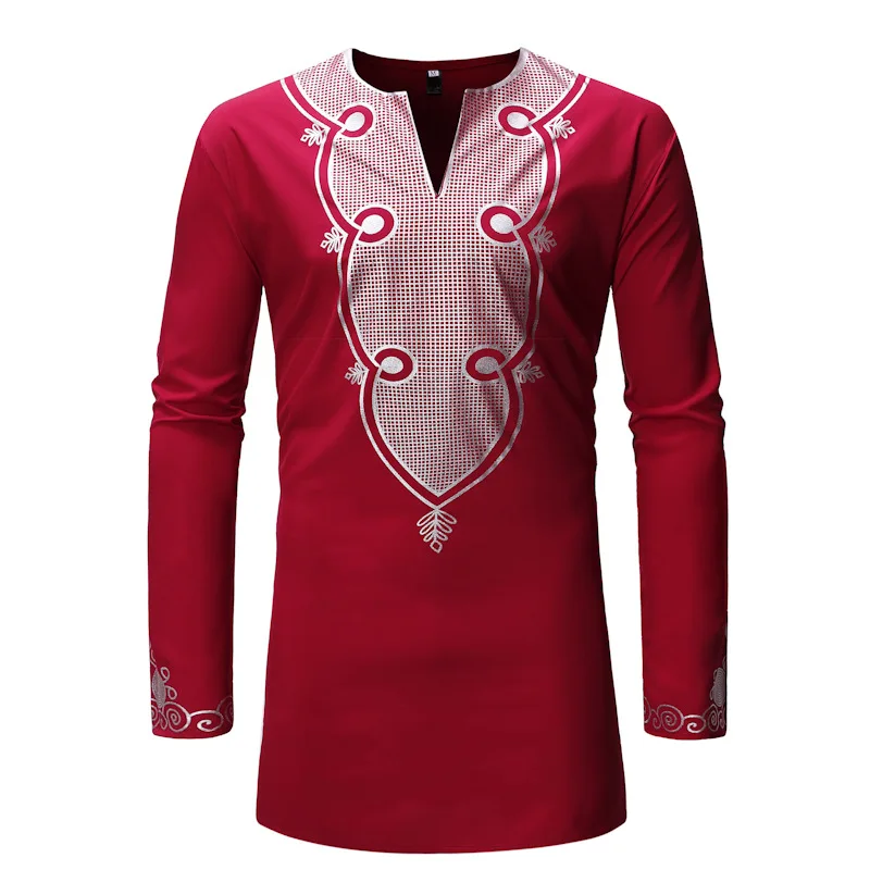 Mens Red African Dashiki Print Dress Shirts 2019 Brand New Long Sleeve African Clothes Hiphop Streetwear Camisa Social Masculina
Mens Red African Dashiki Print Dress Shirts 2019 Brand New Long Sleeve African Clothes Hiphop Streetwear Camisa Social Masculina