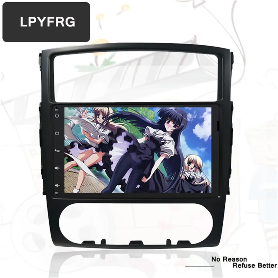 9 "четырехъядерный 1024*600 Android 7 1 Стерео DVD GPS навигационный плеер Автомобильный
