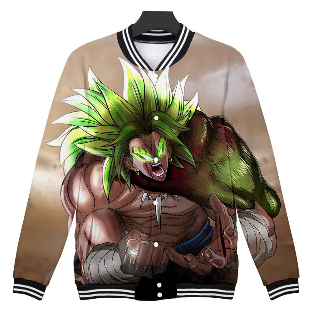 Dragon Ball Z DBZ Super Brolly 3D Print Baseball Jacket Poleron Hombre Super Saiyan Son Goku Men/Women Cool Hoodies Sweatshirt
Dragon Ball Z DBZ Super Brolly 3D Print Baseball Jacket Poleron Hombre Super Saiyan Son Goku Men/Women Cool Hoodies Sweatshirt
