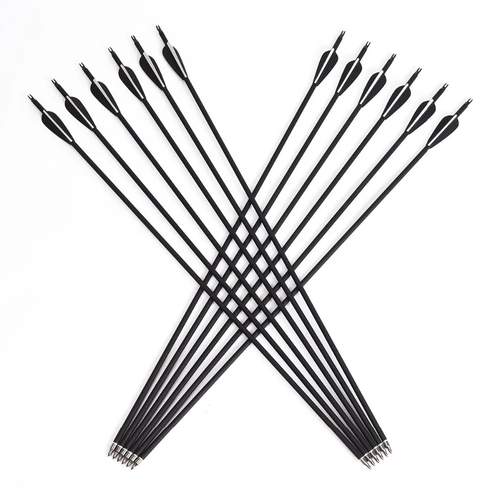 Darts 12pcs Spine 600 31" OD 8mm Carbon Archery Arrow With Replaceable Arrowhead for Compound / Recurve Bow Hunting Shooting
Darts 12pcs Spine 600 31" OD 8mm Carbon Archery Arrow With Replaceable Arrowhead for Compound / Recurve Bow Hunting Shooting