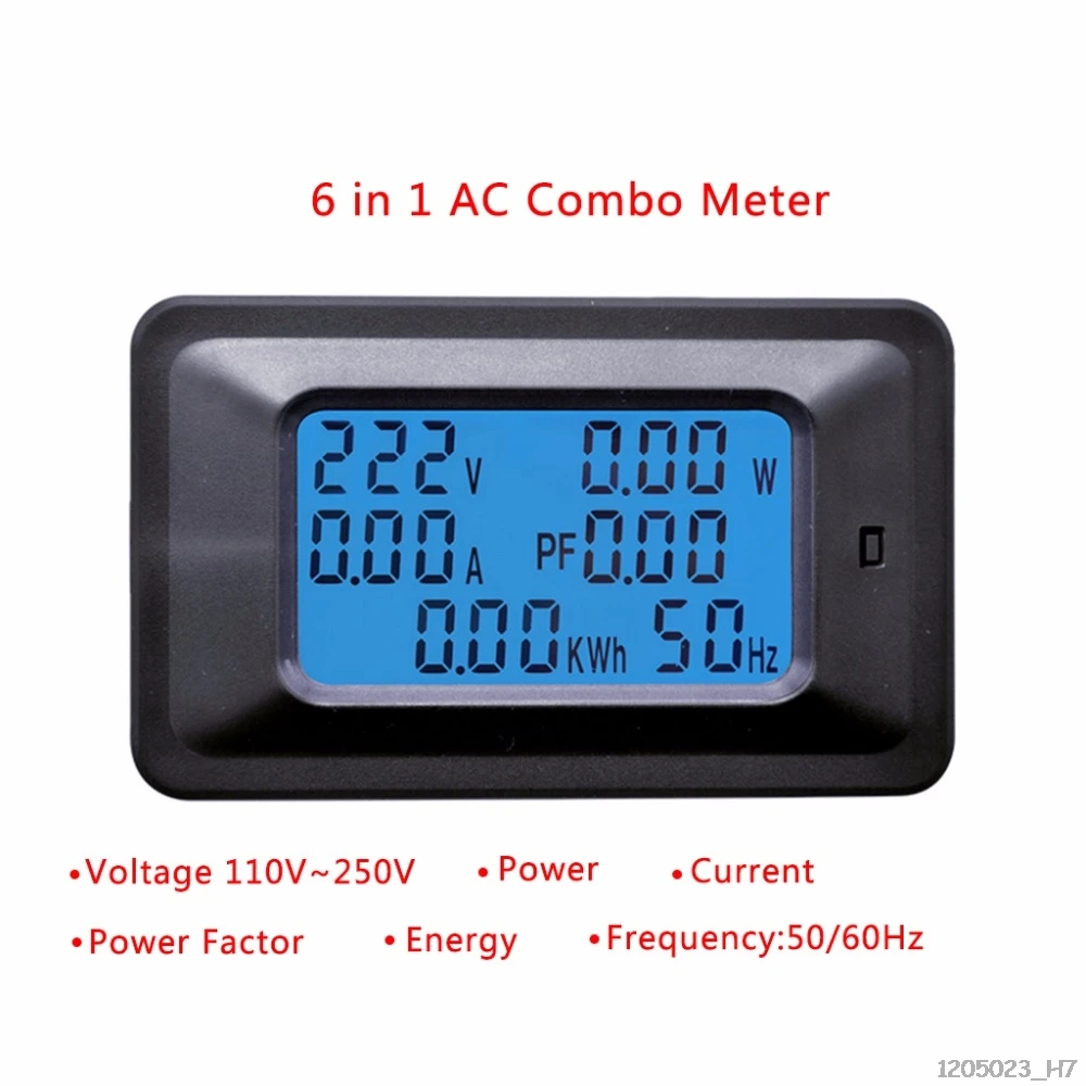20A/100A AC LCD Digital Panel Power Watt Meter Monitor Voltage KWh Voltmeter Ammeter Tester Tools
20A/100A AC LCD Digital Panel Power Watt Meter Monitor Voltage KWh Voltmeter Ammeter Tester Tools