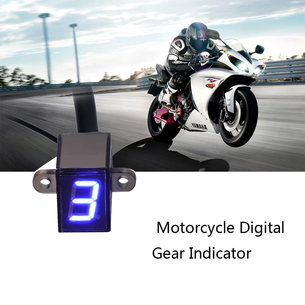 Motorcycle Digital Gear Indicator Blue LED Display Shift Lever Sensor Speed Meter Motorbike Accessories Mini Easy To Install
Motorcycle Digital Gear Indicator Blue LED Display Shift Lever Sensor Speed Meter Motorbike Accessories Mini Easy To Install