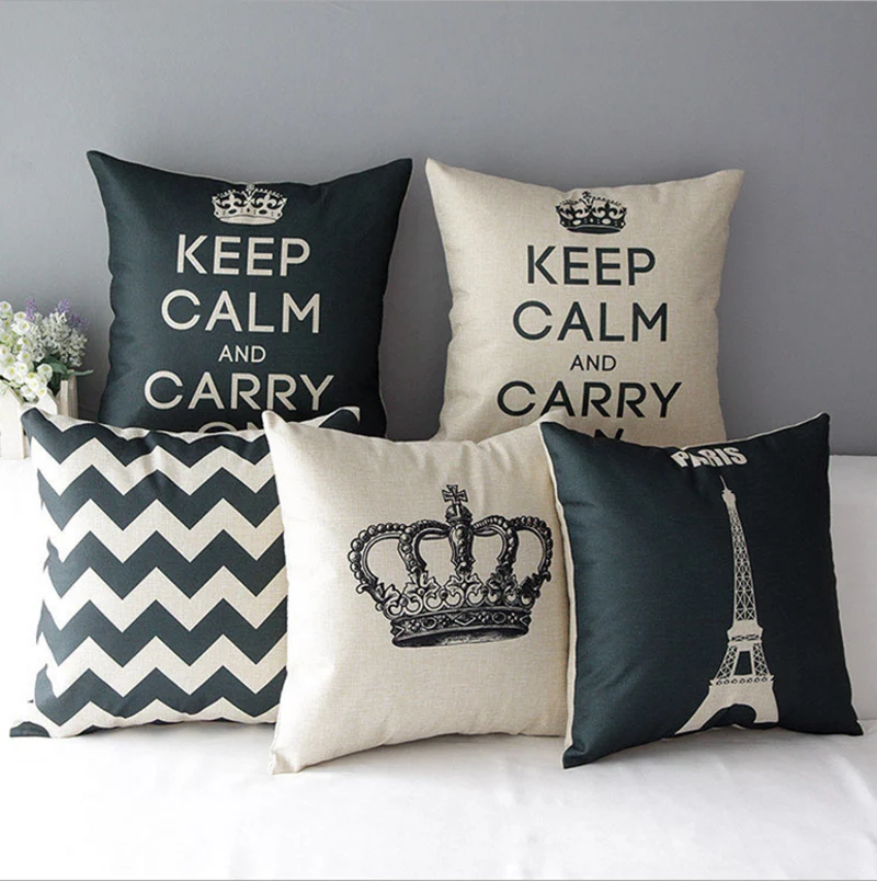 45cm*45cm Geometric Crown letter pattern linen/cotton pillow covers sofa pillow case car seat cushion cover decorative pillows
45cm*45cm Geometric Crown letter pattern linen/cotton pillow covers sofa pillow case car seat cushion cover decorative pillows