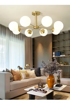 Nordic copper living room ceiling lamp postmodern light luxury simple study bedroom glass lamp restaurant lamp creative magic
Nordic copper living room ceiling lamp postmodern light luxury simple study bedroom glass lamp restaurant lamp creative magic