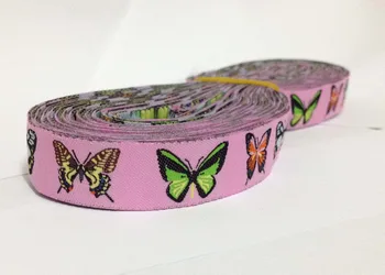 [lucky ZERZEEMOOY wholesale 5/8'' (16mmx10yards) 100% Polyester Woven Jacquard Ribbon Pink butterfly zakka ribbon
[lucky ZERZEEMOOY wholesale 5/8'' (16mmx10yards) 100% Polyester Woven Jacquard Ribbon Pink butterfly zakka ribbon