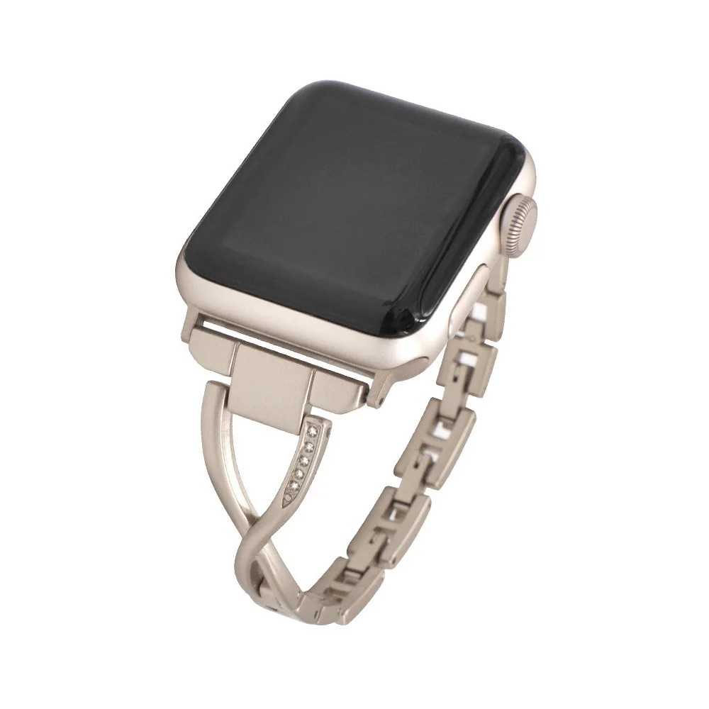 Women Watch band for Apple Watch Bands 38mm/42mm Diamond Stainless Steel Strap for iwatch series 4 3 2 Bracelet SmartAccessories
Women Watch band for Apple Watch Bands 38mm/42mm Diamond Stainless Steel Strap for iwatch series 4 3 2 Bracelet SmartAccessories