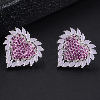 GODKI Heart Love Cubic Zircon Bridal Wedding Female Wedding Crystal Stone Jewelry Girls Cute Korea Wholesale Accessories
GODKI Heart Love Cubic Zircon Bridal Wedding Female Wedding Crystal Stone Jewelry Girls Cute Korea Wholesale Accessories