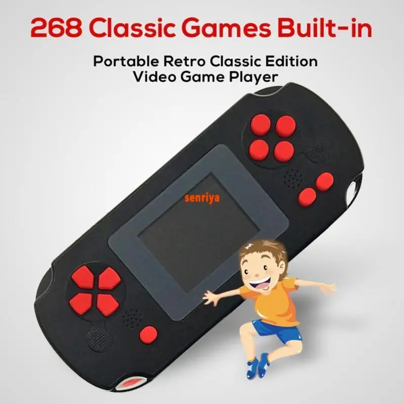 2 inch Mini Retro Colored LCD Screen Children 8 Bit Handheld Game Console For NES Portable Game Player Built-in 268 Games Pocket
2 inch Mini Retro Colored LCD Screen Children 8 Bit Handheld Game Console For NES Portable Game Player Built-in 268 Games Pocket