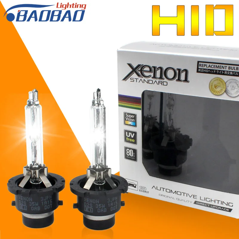 BAOBAO 2Pcs/Set Car Xenon Light D1S D2S D3S D4S HID Bulbs HID Xenon Headlight Bulb Headlamp Light 4300K 6000K 35W 3200LM Lamp
BAOBAO 2Pcs/Set Car Xenon Light D1S D2S D3S D4S HID Bulbs HID Xenon Headlight Bulb Headlamp Light 4300K 6000K 35W 3200LM Lamp