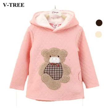 V-TREE Children's Coats Thicken Hoodies For Girl Cartoon Children Outerwear Winter Kids Jackets Girls Sweatshirt Baby Clothing
V-TREE Children's Coats Thicken Hoodies For Girl Cartoon Children Outerwear Winter Kids Jackets Girls Sweatshirt Baby Clothing