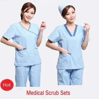 New Arrival Short Sleeve Cotton Female Medical Scrub Sets Hospital Workwear Clothes Doctors Uniforms
New Arrival Short Sleeve Cotton Female Medical Scrub Sets Hospital Workwear Clothes Doctors Uniforms