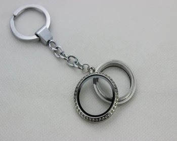 Round Crystal Screw Living Floating Locket Keychains DIY Stainless Steel Locket Keychain Keyrings 5PCS
Round Crystal Screw Living Floating Locket Keychains DIY Stainless Steel Locket Keychain Keyrings 5PCS