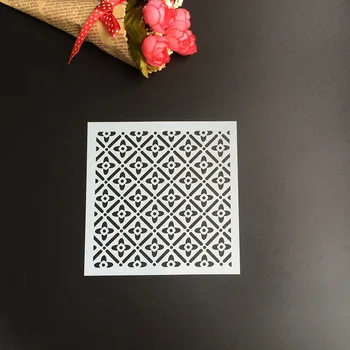 1Pcs 13*13cm Scapbook Stencil Cake Decorating Tool scrapbooking DIY Decorating Stencil Fondant Pattern Printing Spray Template
1Pcs 13*13cm Scapbook Stencil Cake Decorating Tool scrapbooking DIY Decorating Stencil Fondant Pattern Printing Spray Template