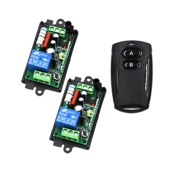 1CH RF Wireless Remote Switch System AC 110V 220V Remote Control Switch RF Controller Home Automation SKU: 5129
1CH RF Wireless Remote Switch System AC 110V 220V Remote Control Switch RF Controller Home Automation SKU: 5129