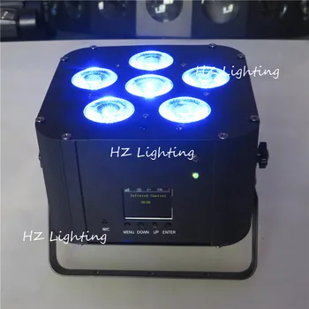 ( 8 pcs / lot ) Remote Control+ Wifi Control + Wireless Control 6*18W RGBWA+UV 6 in 1 LED Flat Par Light For Stage Lighting
( 8 pcs / lot ) Remote Control+ Wifi Control + Wireless Control 6*18W RGBWA+UV 6 in 1 LED Flat Par Light For Stage Lighting