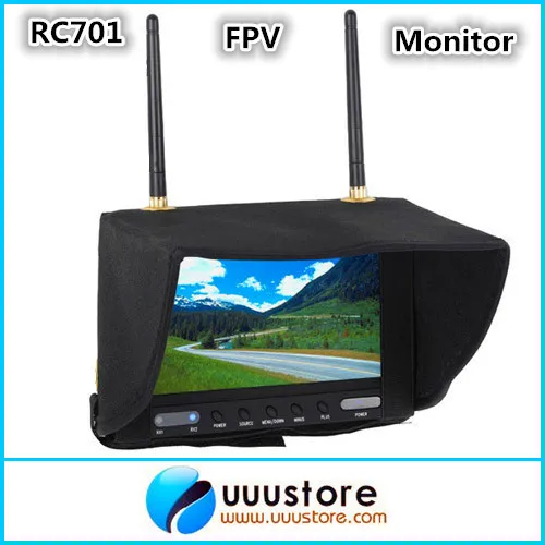 Boscam RC701 5.8GHz 32 Channels All-in-one Wireless FPV 7"TFT LCD Diversity Receiver Monitor with Sunhood & Antenna
Boscam RC701 5.8GHz 32 Channels All-in-one Wireless FPV 7"TFT LCD Diversity Receiver Monitor with Sunhood & Antenna
