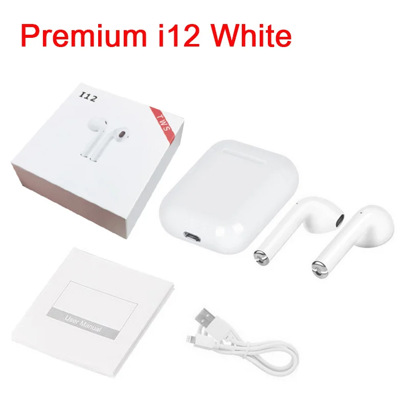 i12 TWS Bluetooth Earphone Wireless 3D Surround Stereo Earphones Touch control Earbuds with ChargingBox for iPhone Android phone
i12 TWS Bluetooth Earphone Wireless 3D Surround Stereo Earphones Touch control Earbuds with ChargingBox for iPhone Android phone