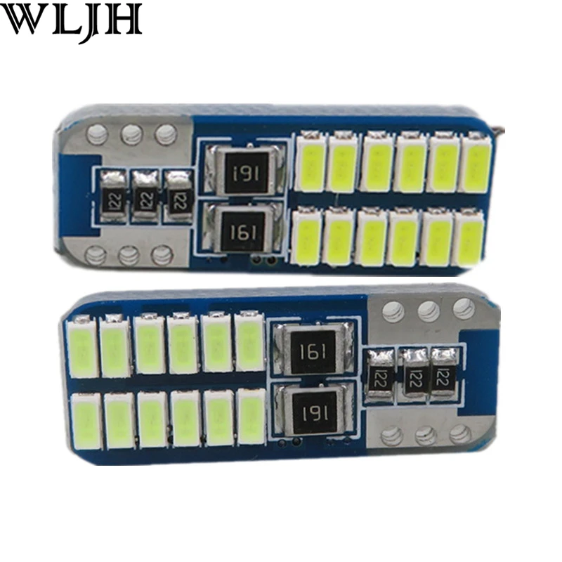 WLJH 2x 12V Canbus T10 LED 501 W5W 3014 SMD Car LED Lights Registration License Number Plate Lamp Bulb for Hyundai Solaris Verna
WLJH 2x 12V Canbus T10 LED 501 W5W 3014 SMD Car LED Lights Registration License Number Plate Lamp Bulb for Hyundai Solaris Verna