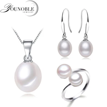 Real wedding natural freshwater pearl jewelry set women,925 silver necklace earring girl anniversary gift
Real wedding natural freshwater pearl jewelry set women,925 silver necklace earring girl anniversary gift