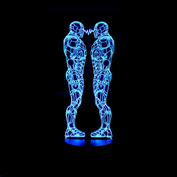 Double Iron Man 3D Night Light 3D illusion Lamp 7 Color Changing USB Touch Switch LED Night Light For Baby Bedroom Lamp Toy Gift
Double Iron Man 3D Night Light 3D illusion Lamp 7 Color Changing USB Touch Switch LED Night Light For Baby Bedroom Lamp Toy Gift