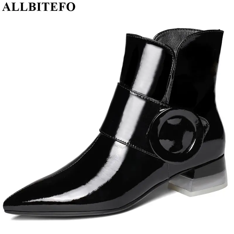 ALLBITEFO natural genuine leather Autumn Winter women boots fashion simple style girls ankle boots comfortable breathable
ALLBITEFO natural genuine leather Autumn Winter women boots fashion simple style girls ankle boots comfortable breathable