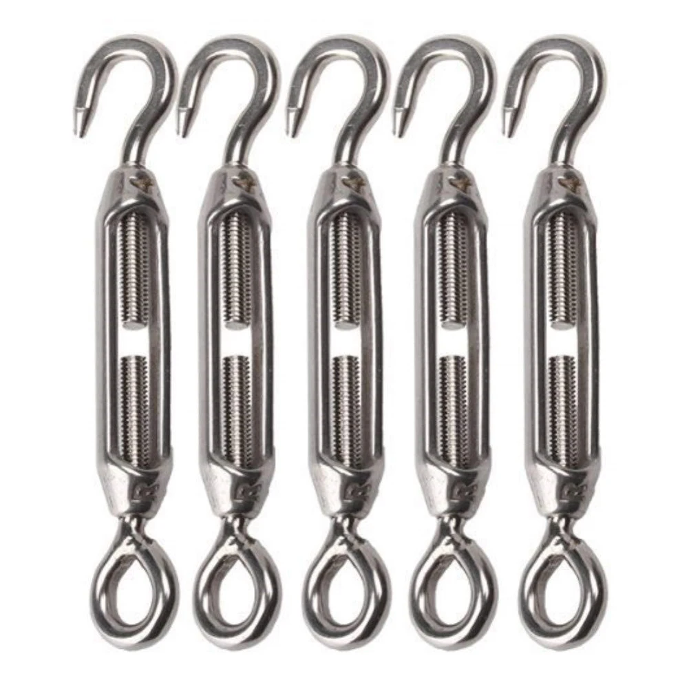 304 Stainless Steel Turnbuckle Durable Steel Wire Rope Cable Tensioner Filter 304 Stainless Steel Turnbuckle Durable Steel Wire Rope Cable Tensioner Filter
