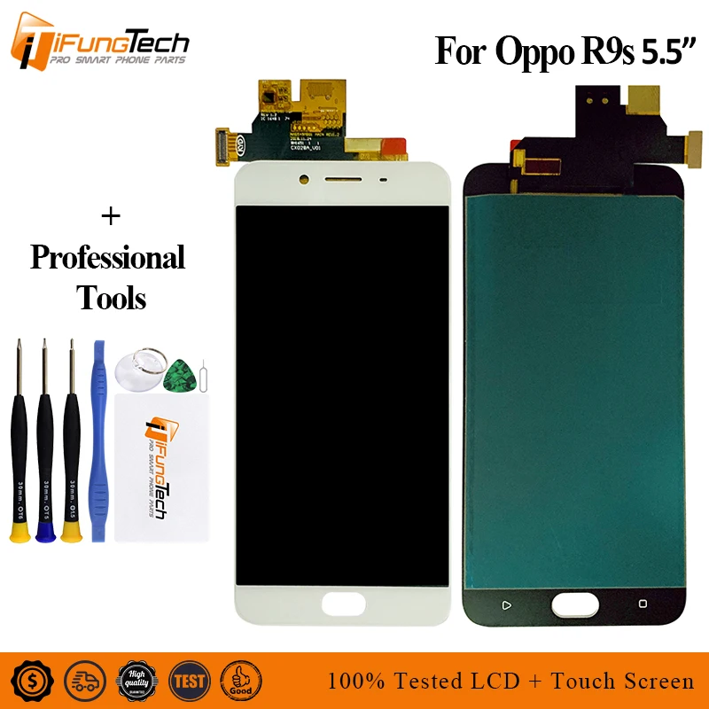For OPPO R9S LCD Display + 100% Tested Touch Screen Digitizer Assembly with Frame Factory 5.5 inch White
For OPPO R9S LCD Display + 100% Tested Touch Screen Digitizer Assembly with Frame Factory 5.5 inch White