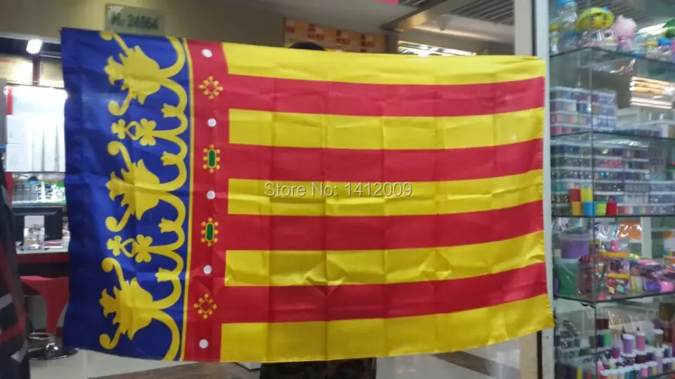 Free Shipping 90*140cm Hanging VALENCIA National Flag Office/Activity/parade/Festival/Home Decoration 2014 New fashion
Free Shipping 90*140cm Hanging VALENCIA National Flag Office/Activity/parade/Festival/Home Decoration 2014 New fashion