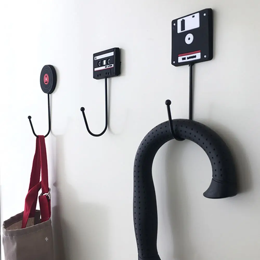 Retro Tape Disk Hanger Decorative Wall Hooks Clerk On The Wall Coat Key Holder Rack Housekeeper Minimalist Home Decoration
Retro Tape Disk Hanger Decorative Wall Hooks Clerk On The Wall Coat Key Holder Rack Housekeeper Minimalist Home Decoration